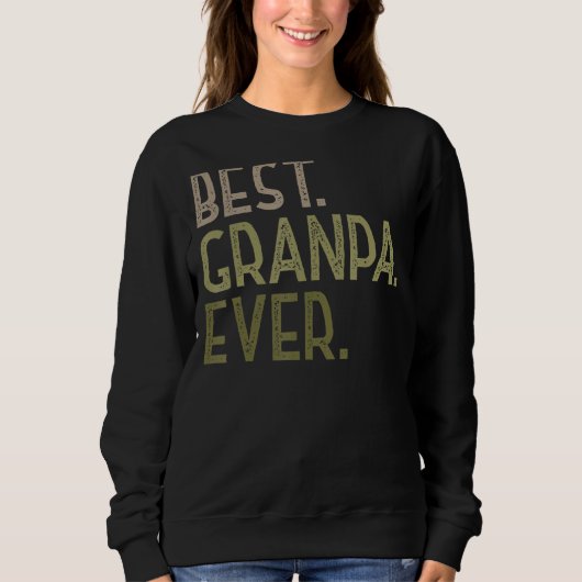 Mannen Funny Granpa voor grootvaders Dag Beste Gra Trui (Voorkant)
