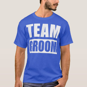Mannen Funny GroomsmenTeam Groom Wedding Bachelor  T-shirt