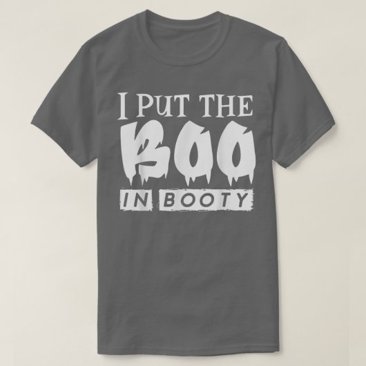 Mannen Funny Halloween Quote, ik zet de Boo in Boo T-shirt (Design voorkant)