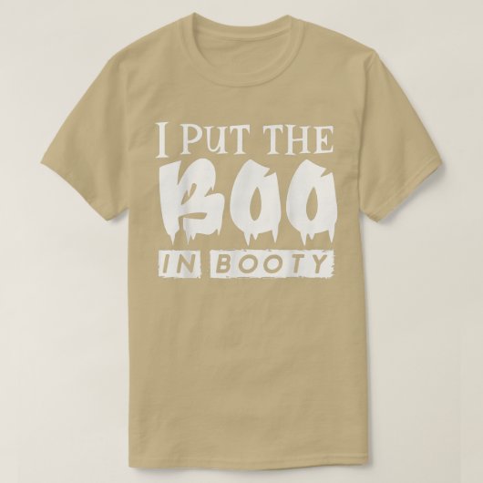 Mannen Funny Halloween Quote, ik zet de Boo in Boo T-shirt (Design voorkant)