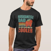 Mannen Funny Havanese vader is een gewone vader, m T-shirt (Voorkant)
