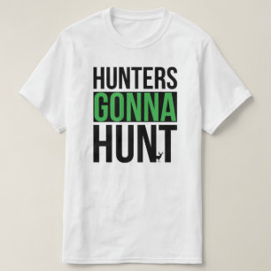 Mannen Funny Hunters gaan jagen op Shirt