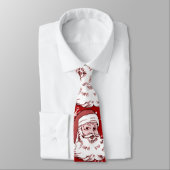 Mannen Funny Loud Santa Red Stropdas (Gebonden)