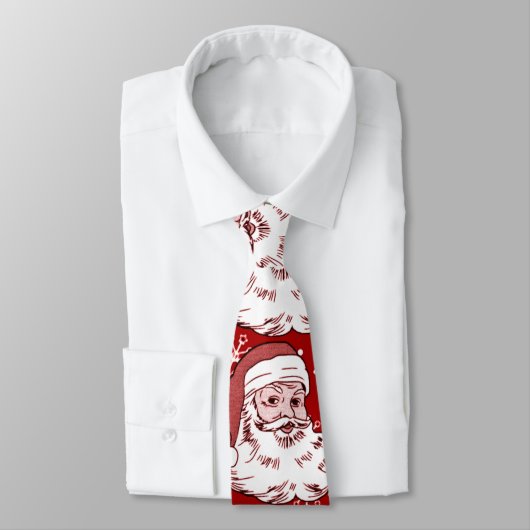 Mannen Funny Loud Santa Red Stropdas (Gebonden)