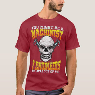 Mannen Funny Machinist Operator CNC Worker Job T-shirt