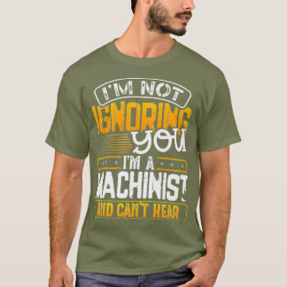 Mannen Funny Machinist Operator  Fathers T-shirt