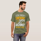 Mannen Funny Machinist Operator  Fathers T-shirt (Voorkant volledig)