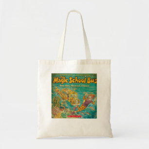 Mannen Funny Magic Cartoon School Bus Kinder Gifts Tote Bag