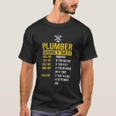 Mannen Funny Master Plumbing Man Tools Pa Plumber  T-shirt (Voorkant)