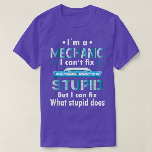 Mannen funny Mechanic Quote I am a Mechanic Mec T-shirt (Design voorkant)