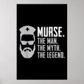 Mannen Funny Murse Poster (Voorkant)
