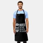 Mannen Funny Murse Schort (Gedragen)