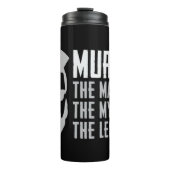 Mannen Funny onderschat nooit een oud Man met een  Thermosbeker (Voorkant)