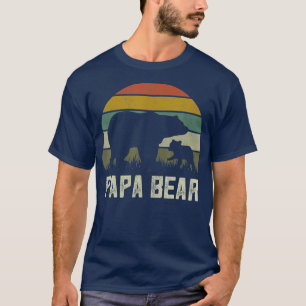 Mannen Funny Papa Beer 1 Kind Vaderdag Grote T-shirt