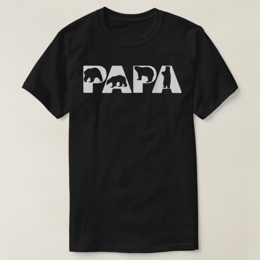Mannen Funny Papa Beer Pap Funny Beer Papa Fathers T-shirt (Design voorkant)