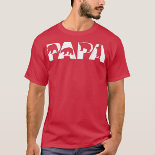 Mannen Funny Papa Beer Pap Funny Beer Papa Fathers T-shirt