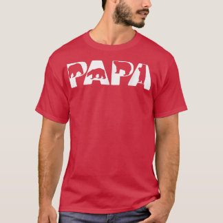 Mannen Funny Papa Beer Pap Funny Beer Papa Fathers T-shirt