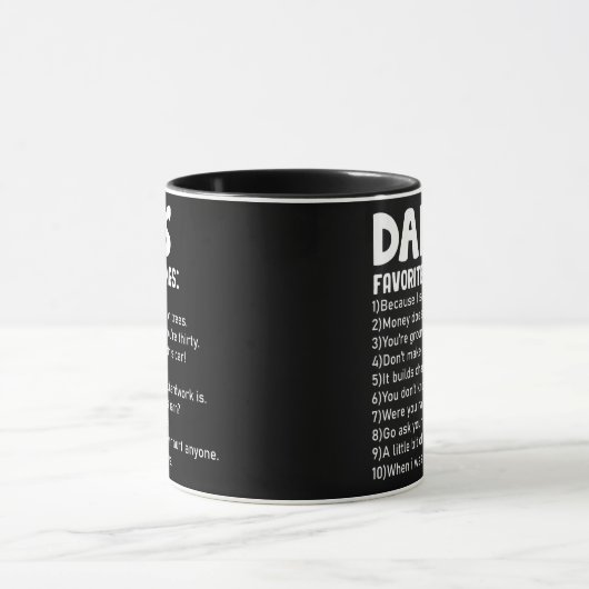 Mannen Funny Pap's favoriete Gezegden Vaderdag Mok (Midden)