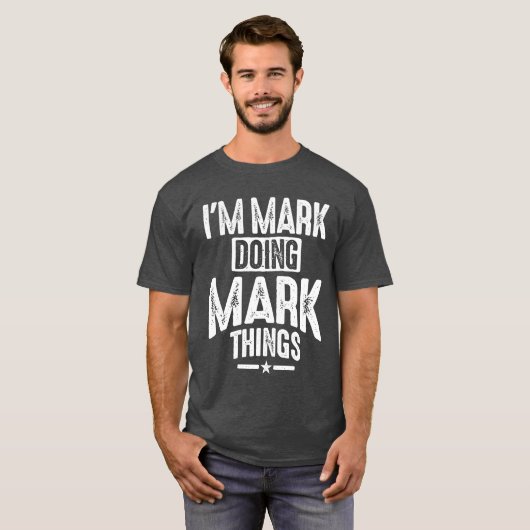 Mannen Funny Persoonlijke merken T-shirt (Voorkant volledig)