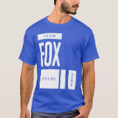 Mannen Funny Persoonlijke naam Fox T-shirt (Voorkant)
