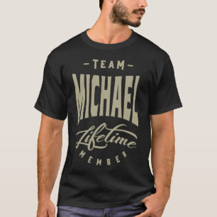 Mannen Funny Persoonlijke naam Michael T-shirt