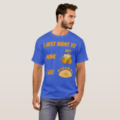 Mannen Funny Pierogi Pools T-shirt (Voorkant volledig)