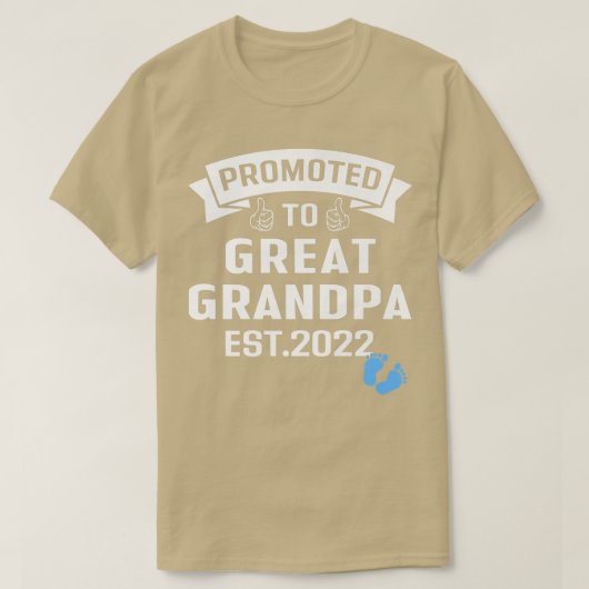 Mannen Funny promoot bij Grote Opa Est T-shirt (Design voorkant)