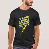 Mannen Funny Remoe Electricia citeert Funny T-shirt (Voorkant)