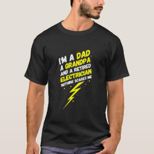 Mannen Funny Remoe Electricia citeert Funny T-shirt