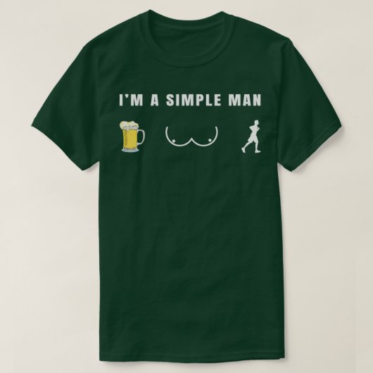 Mannen Funny Running Graphic Marathon Runner Jogge T-shirt (Design voorkant)