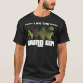 Mannen Funny Sound Engineer Tshirt Audio Guy Music (Voorkant)