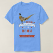 Mannen Funny South Dakota Pheasant Hunting Bird Hu T-shirt (Design voorkant)