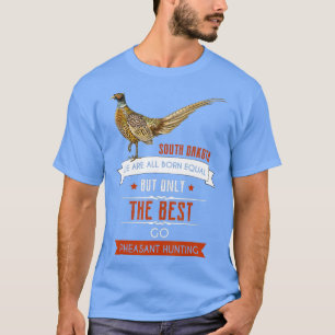 Mannen Funny South Dakota Pheasant Hunting Bird Hu T-shirt