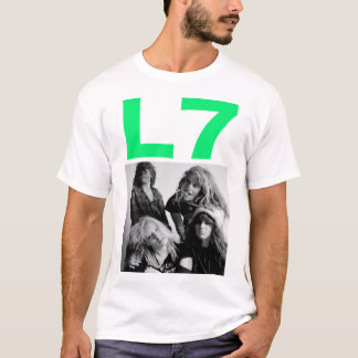 Mannen Funny Sparks Band L7 Kerstmis T-shirt
