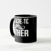 Mannen Funny T-shirt voor vaders dag Fantavisvader Mok (Voorkant links)