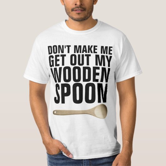 MANNEN FUNNY T-Shirts, LAAT ME NIET LEPEL UITSTAPP T-shirt (Voorkant)