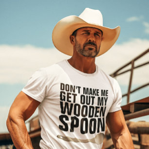 MANNEN FUNNY T-Shirts, LAAT ME NIET LEPEL UITSTAPP T-shirt