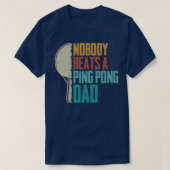 Mannen Funny Table Tennis Lover Graphic voor Dads T-shirt (Design voorkant)