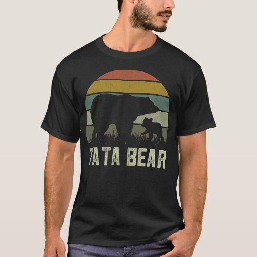 Mannen Funny Tata Beer Kind Fathers Dag Indiaas T-shirt (Voorkant)