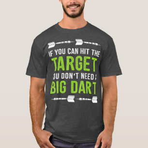 Mannen Funny Throwing Darts Gift Dart League Team T-shirt