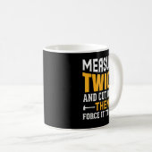 Mannen Funny Woodworking Carpenter Quote Gezegde G Koffiemok (Voorkant rechts)