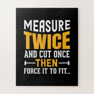 Mannen Funny Woodworking Carpenter Quote Gezegde G Legpuzzel