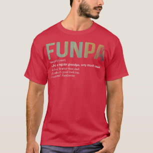 Mannen Funpa Definition T-shirt als een reguliere
