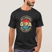 Mannen G Pa als een opa alleen koeler definitie T-shirt (Voorkant)