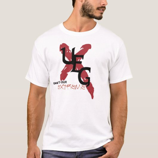 Mannen "Game to our Extreme" T-shirt (Voorkant)