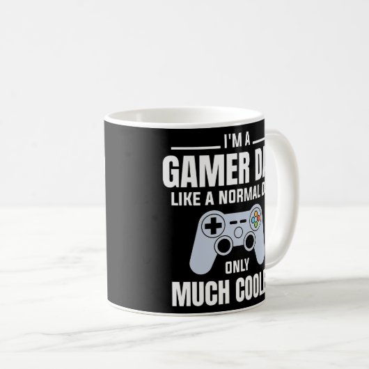 Mannen gamer vader als een normale vader - Video G Koffiemok (Voorkant rechts)