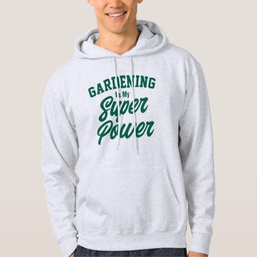 Mannen Gardening Hoodie (Voorkant)