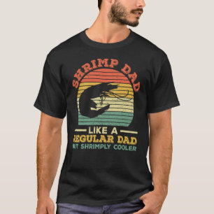 Mannen garnalen citeren voor een garnalenvader t-shirt