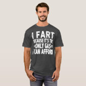 Mannen gasprijzen Meme Funny Pun Humor Joke Sarcas T-shirt (Voorkant volledig)