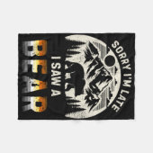 Mannen Gay Beer Pride Wandelen Retro Grappig Buite Fleece Deken (Voorkant (Horizontaal))